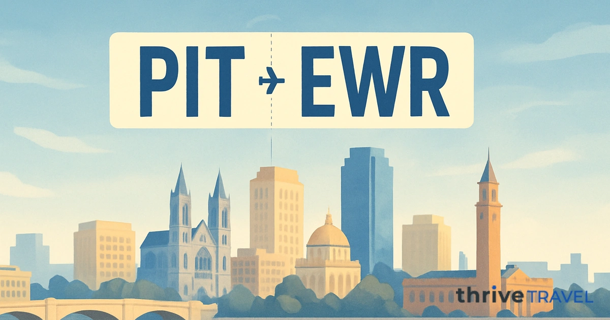 Pittsburgh to Newark