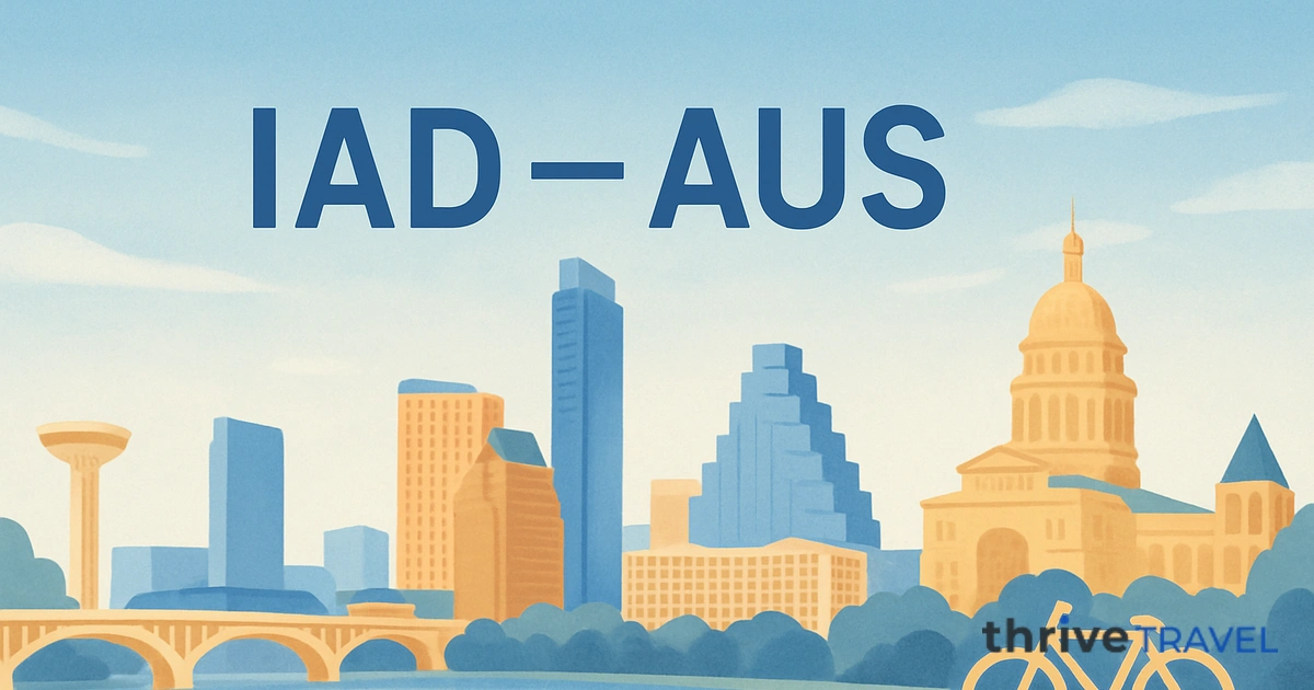 Washington to Austin