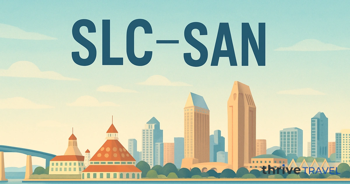 Salt Lake City to San Diego