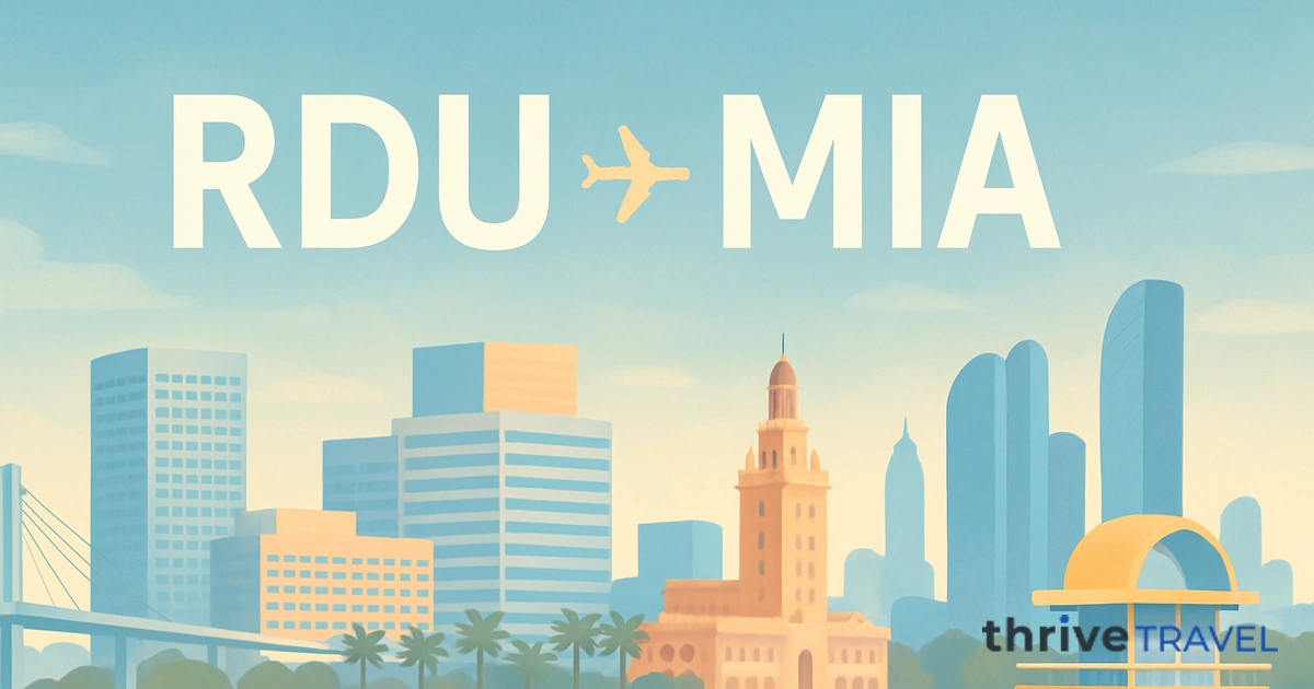 Raleigh to Miami