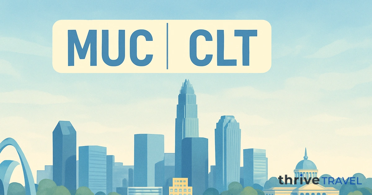 Munich to Charlotte