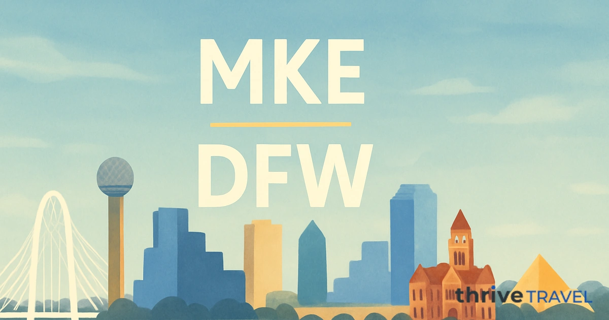 Milwaukee to Dallas