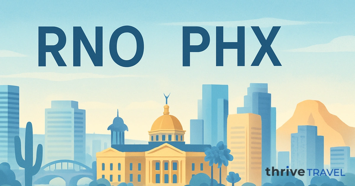 Reno to Phoenix