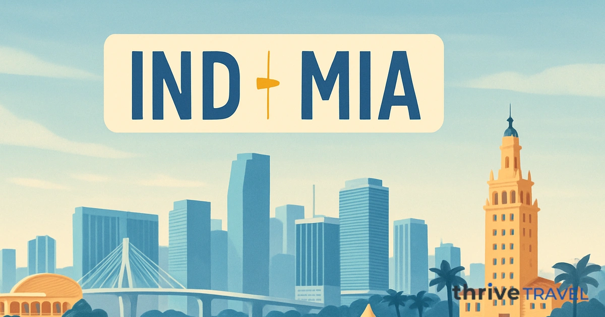 Indianapolis to Miami