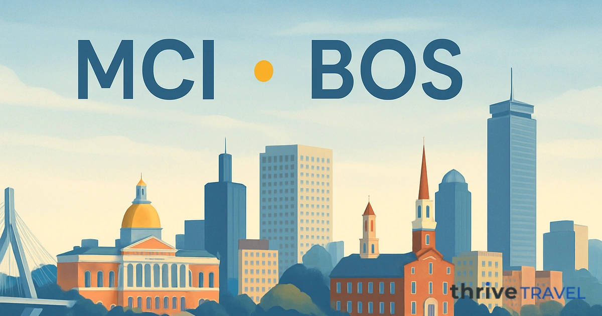 Kansas City to Boston