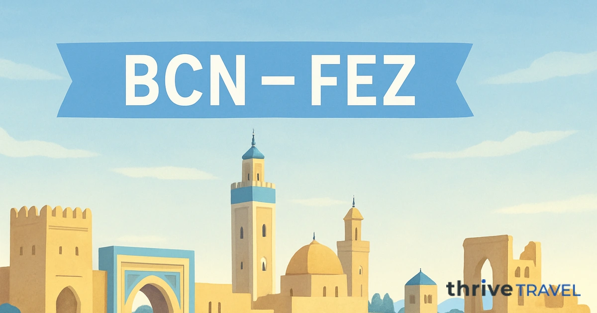 Barcelona to Fez