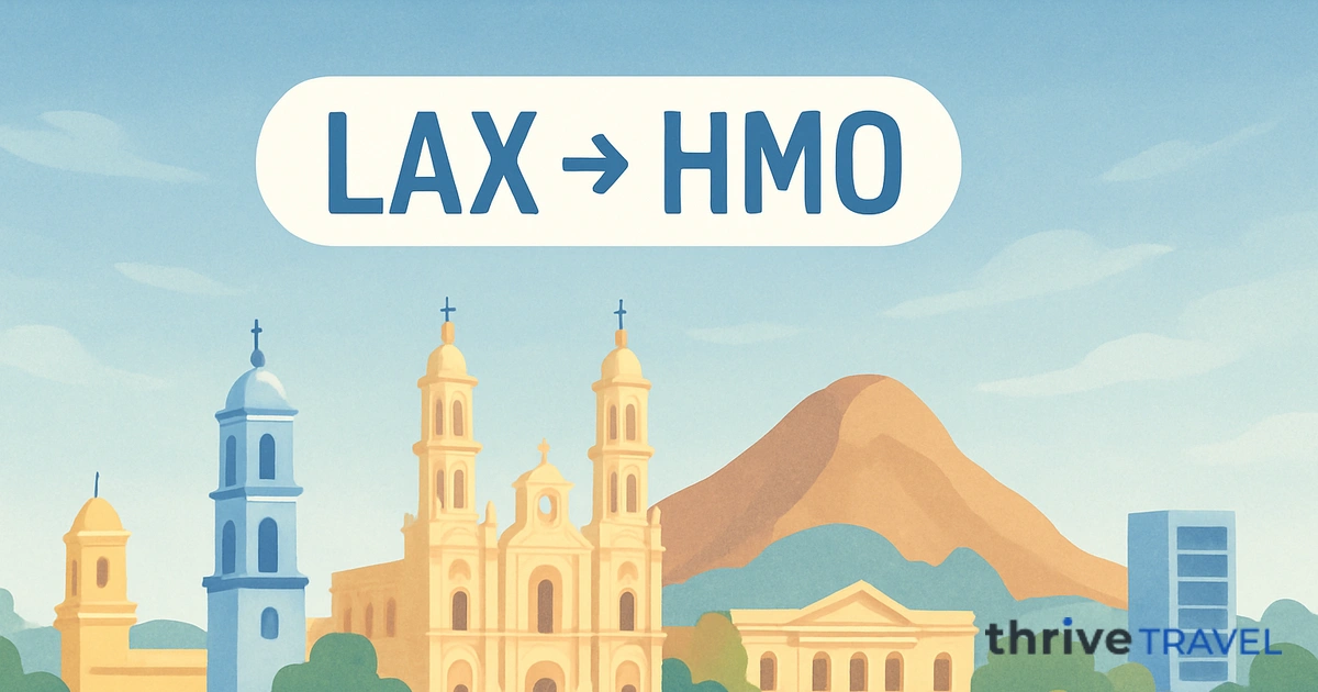 Los Angeles to Hermosillo