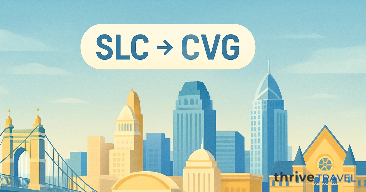 Salt Lake City to Cincinnati