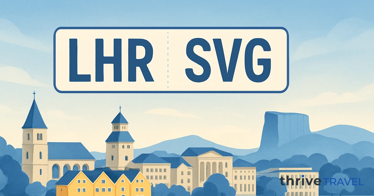 London to Stavanger