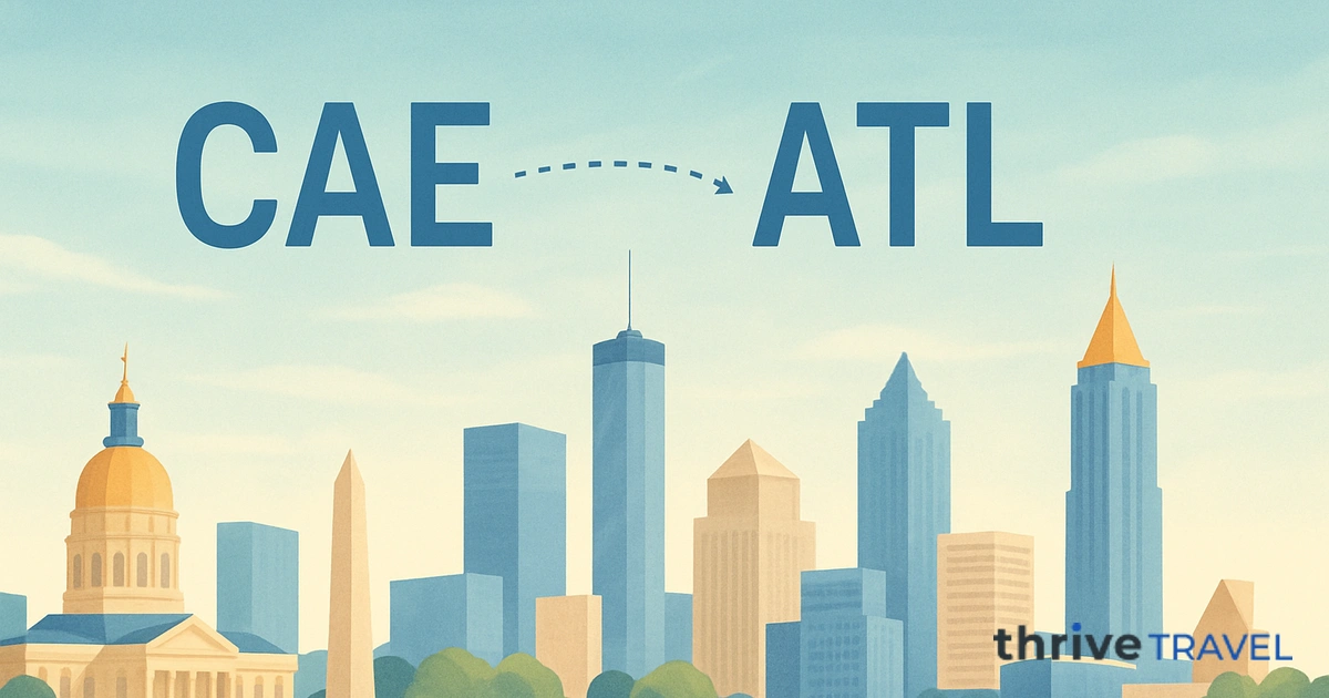 Columbia to Atlanta