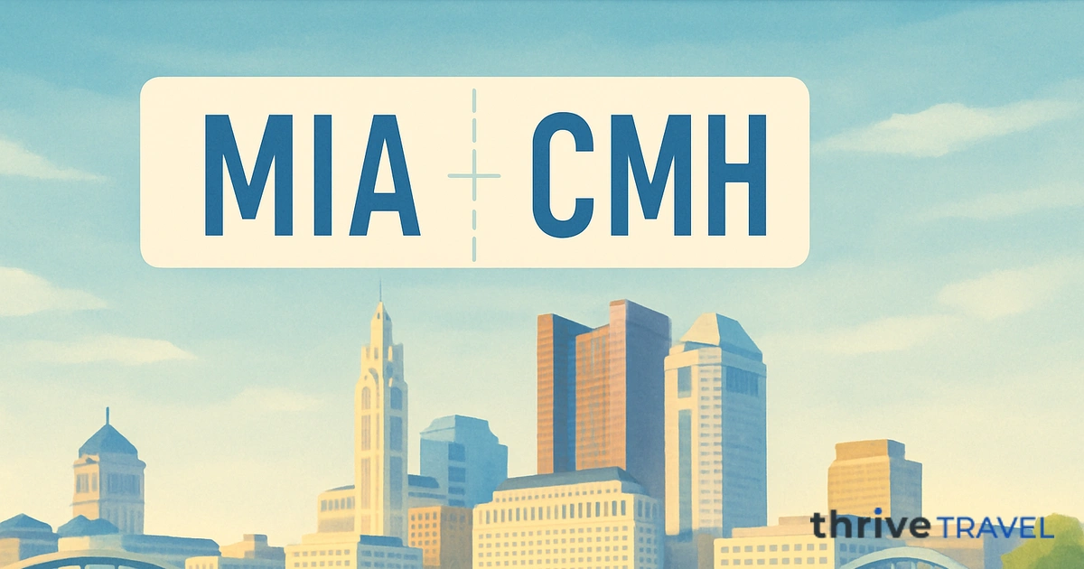 Miami to Columbus