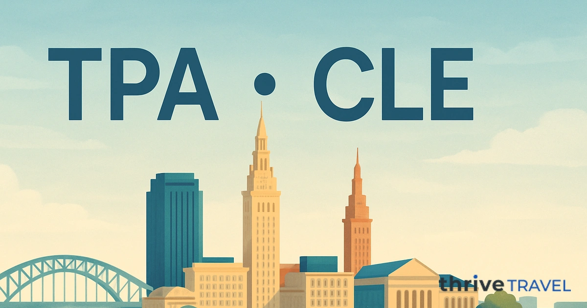 Tampa to Cleveland