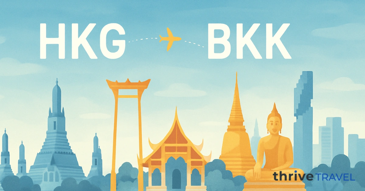 Hong Kong to Bangkok