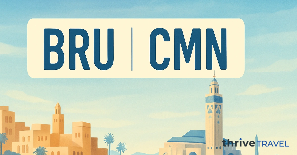 Brussels to Casablanca