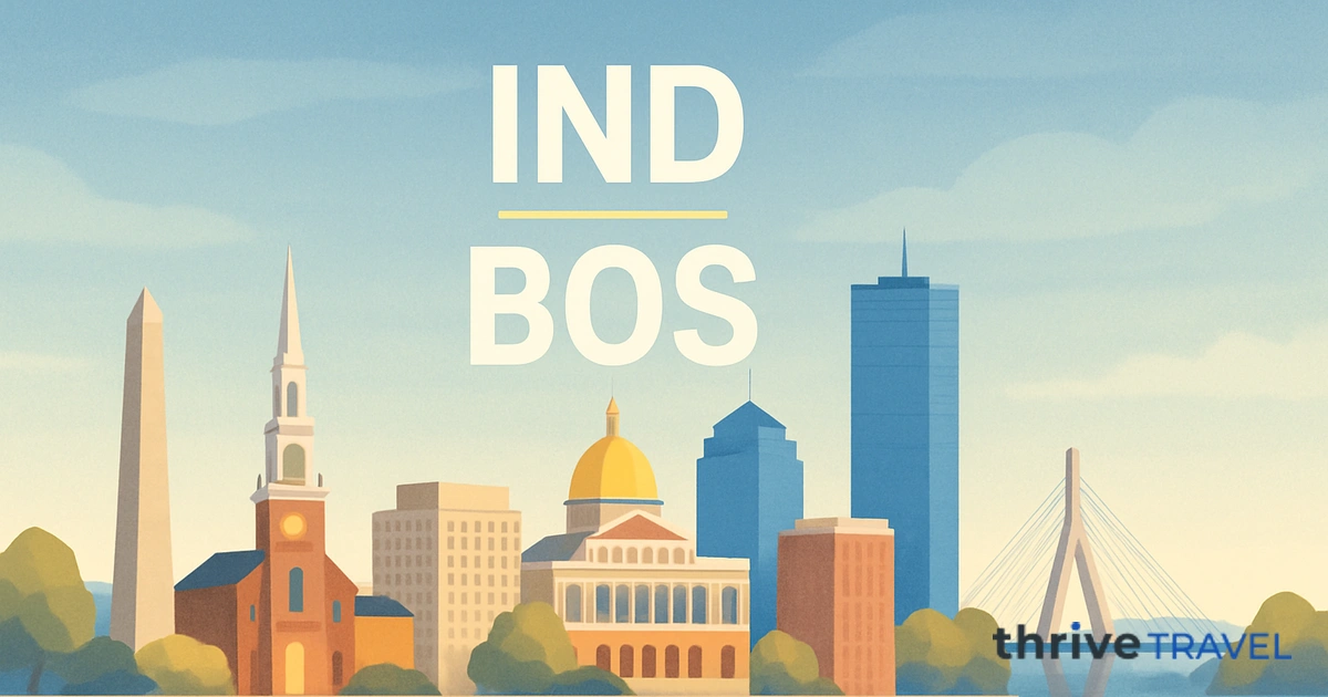 Indianapolis to Boston