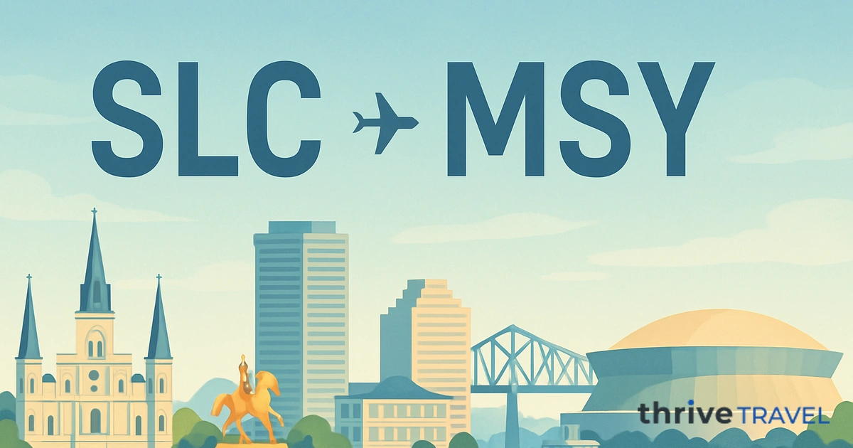 Salt Lake City to New Orleans