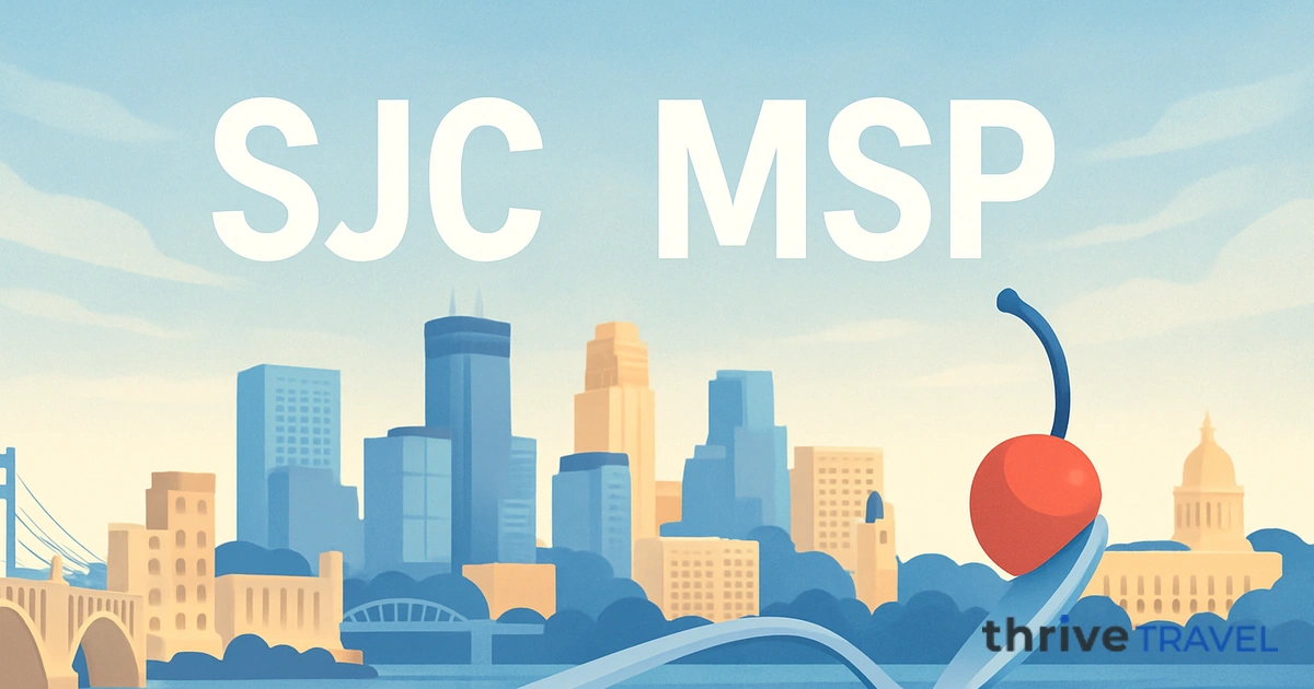 San Jose to Minneapolis
