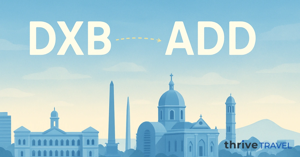 Dubai to Addis Ababa