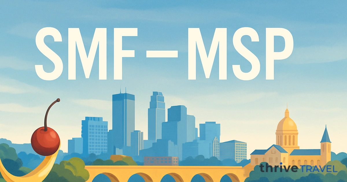 Sacramento to Minneapolis