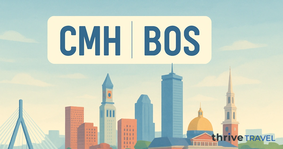 Columbus to Boston