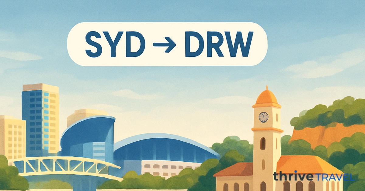 Sydney to Darwin