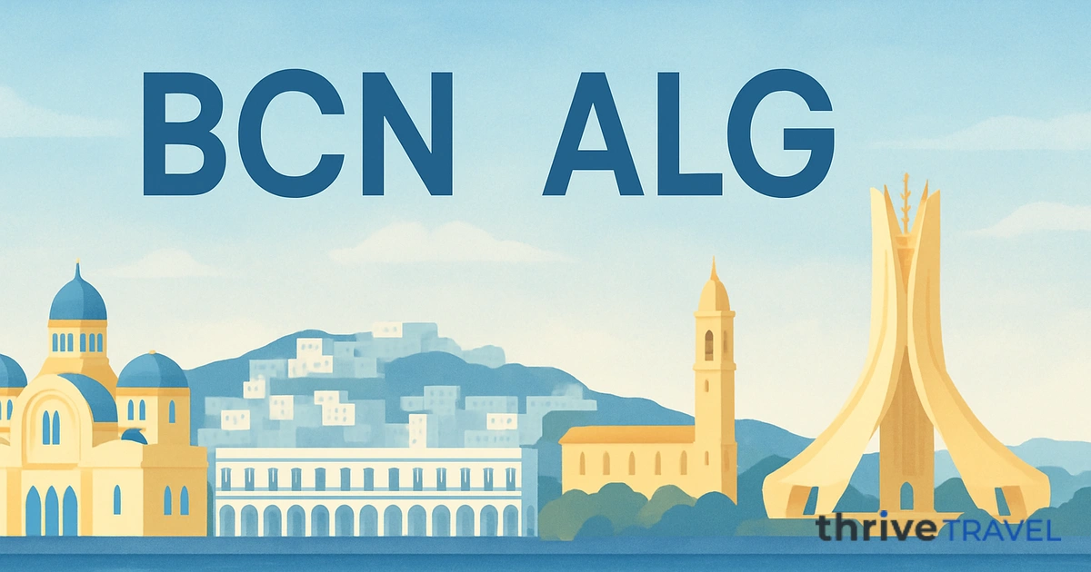 Barcelona to Algiers
