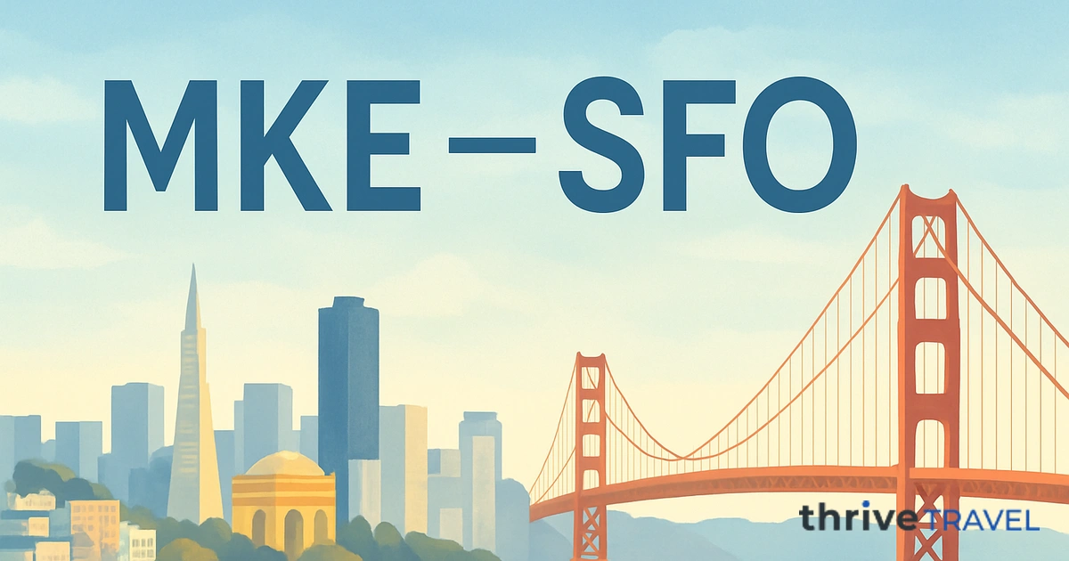 Milwaukee to San Francisco