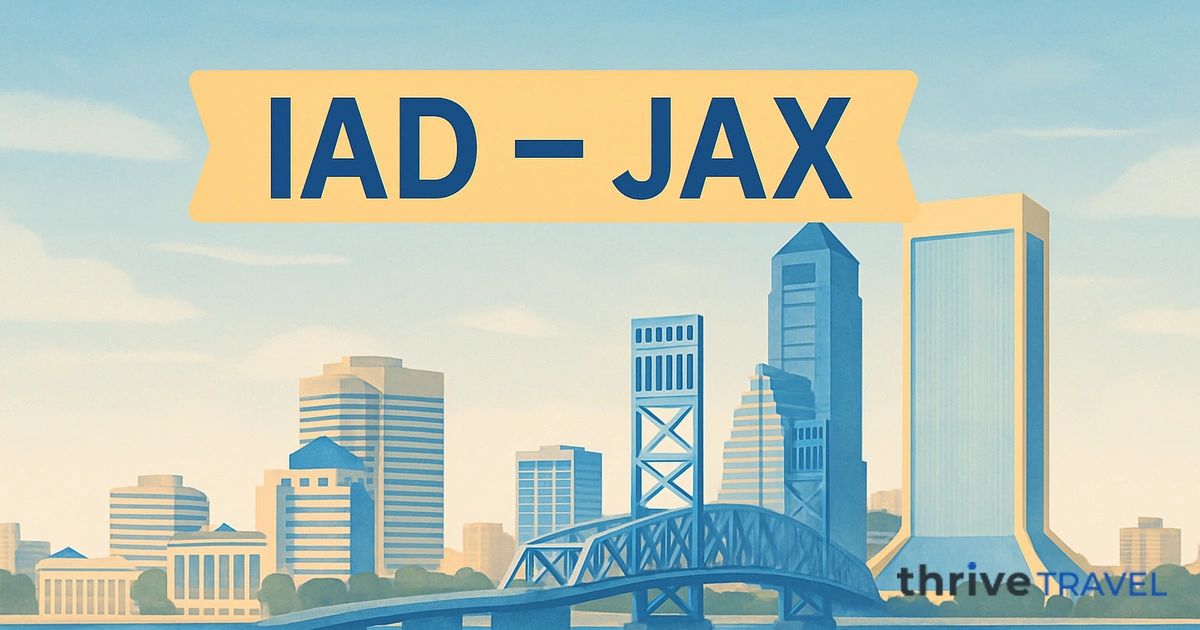 Washington to Jacksonville