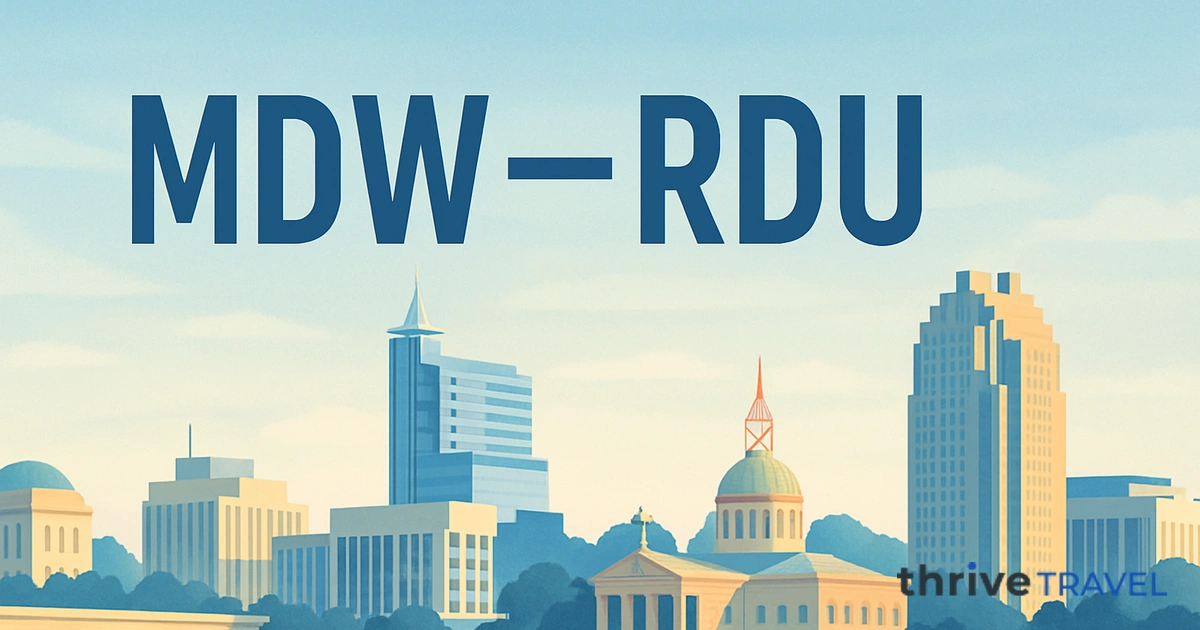 Chicago to Raleigh