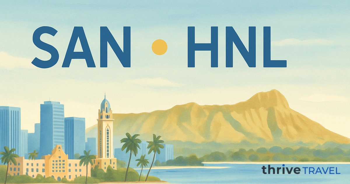 San Diego to Honolulu