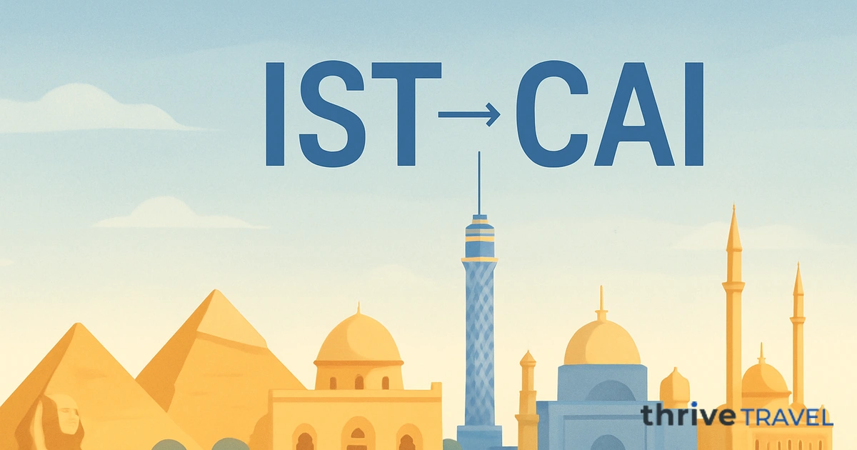 Istanbul to Cairo