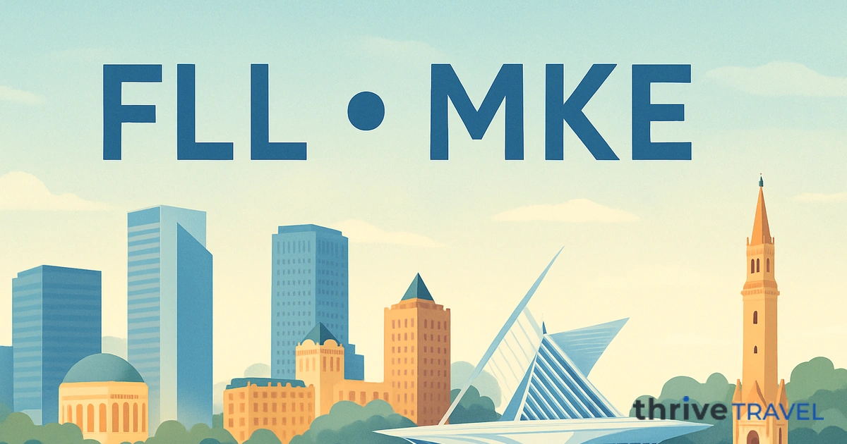Fort Lauderdale to Milwaukee