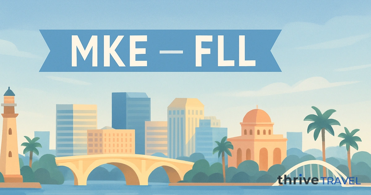 Milwaukee to Fort Lauderdale