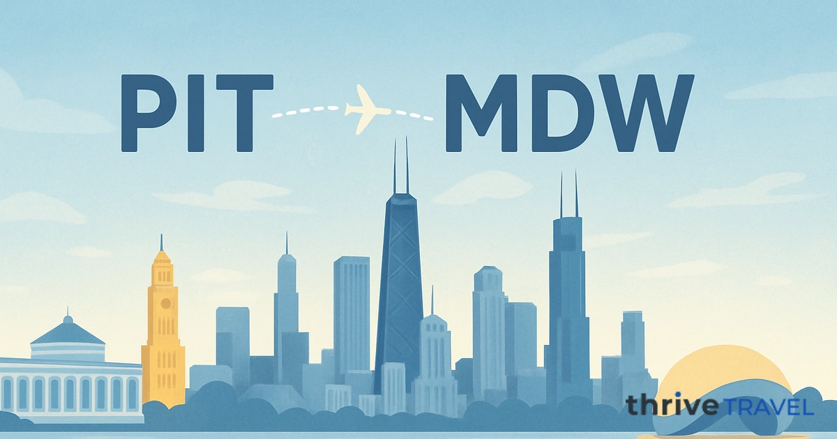 Pittsburgh to Chicago