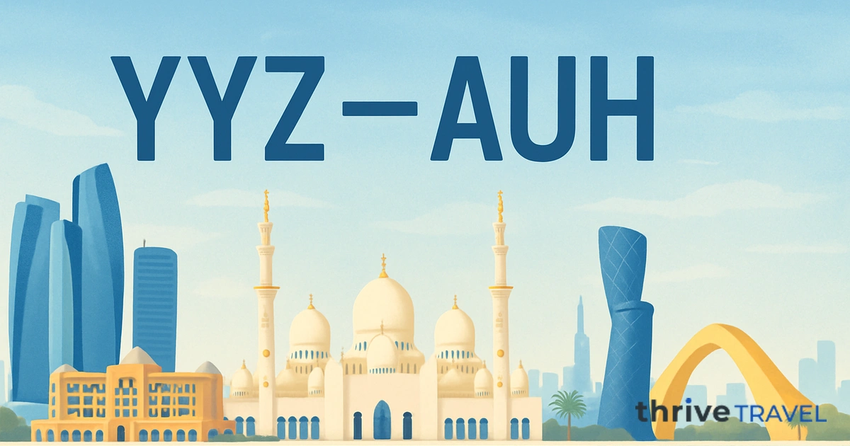 Toronto to Abu Dhabi