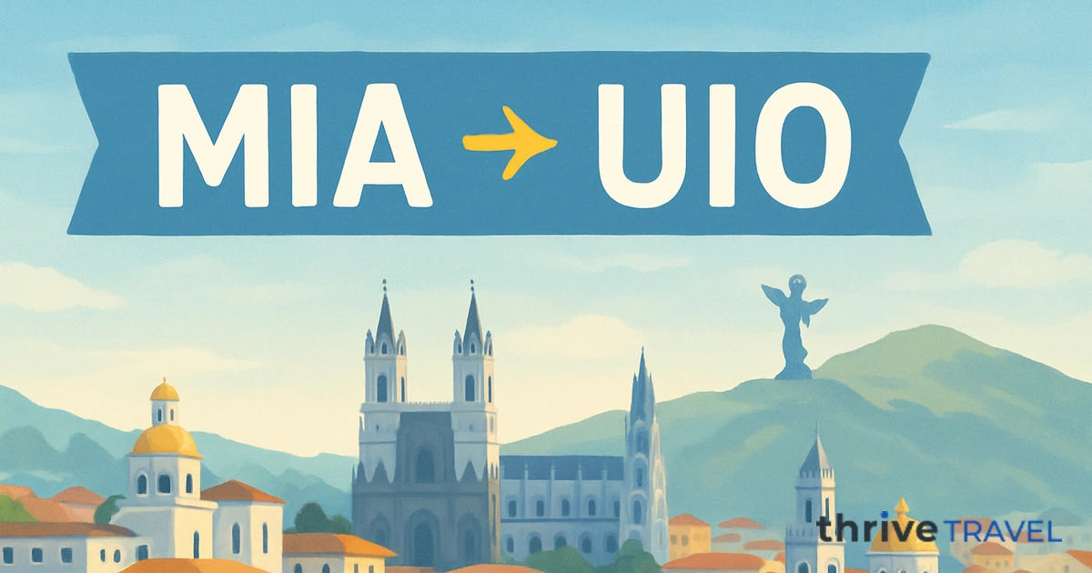 Miami to Quito