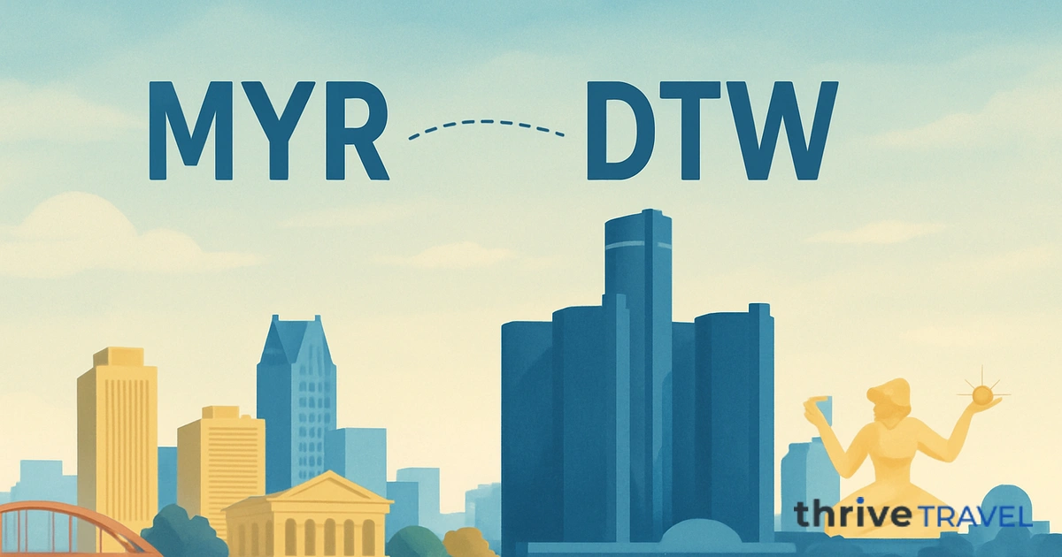 Myrtle Beach to Detroit