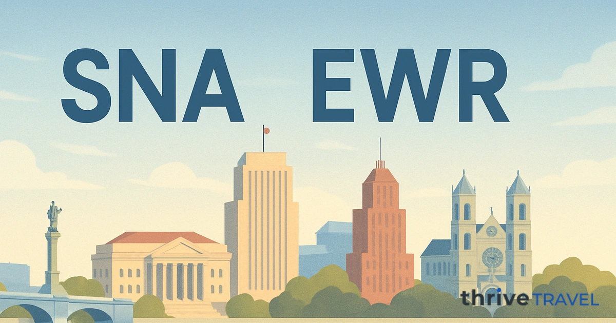 Santa Ana to Newark