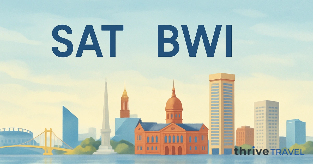 San Antonio to Baltimore