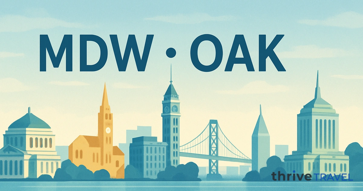 Chicago to Oakland