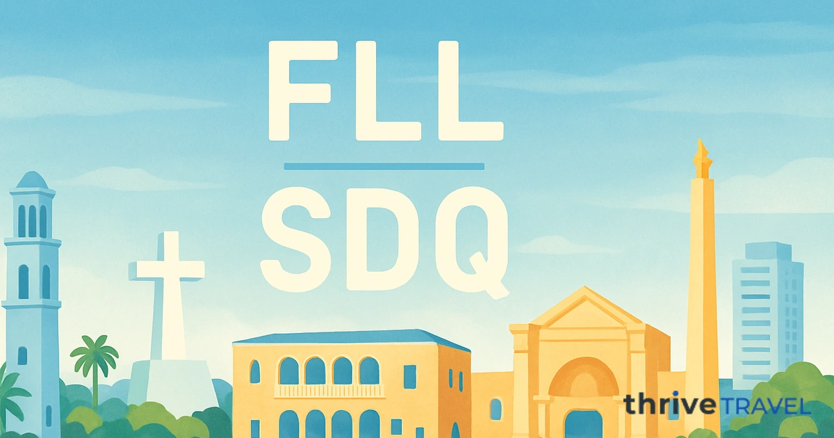 Fort Lauderdale to Santo Domingo