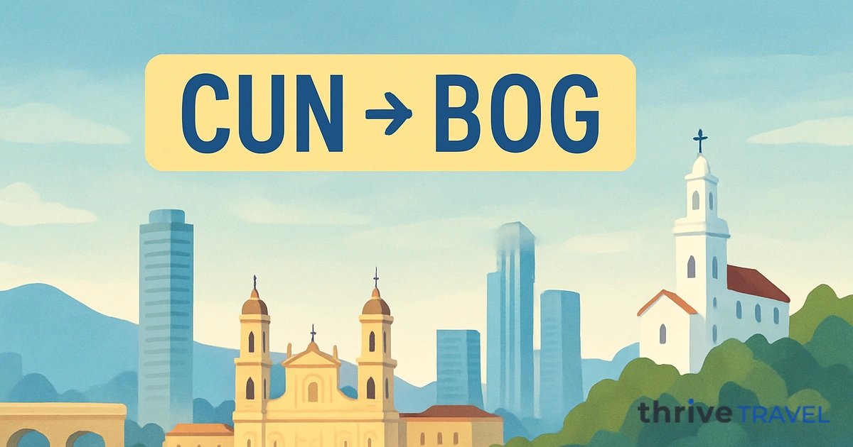 Cancun to Bogota