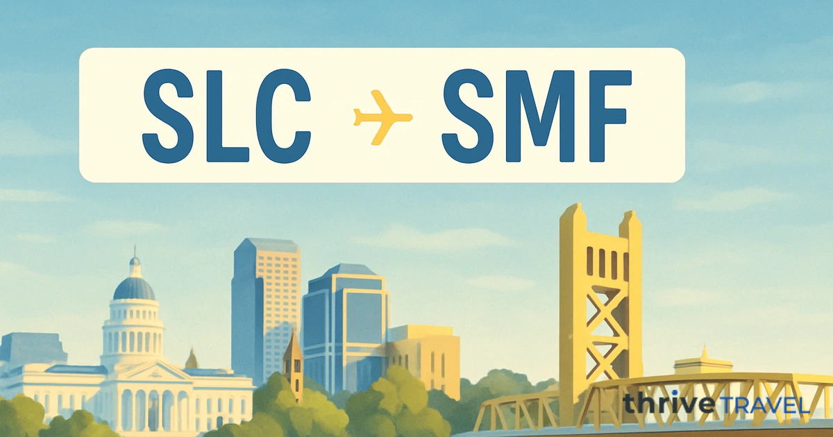 Salt Lake City to Sacramento