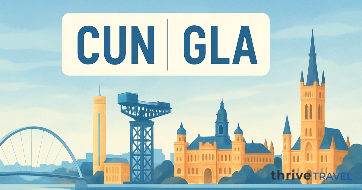 Cancun to Glasgow