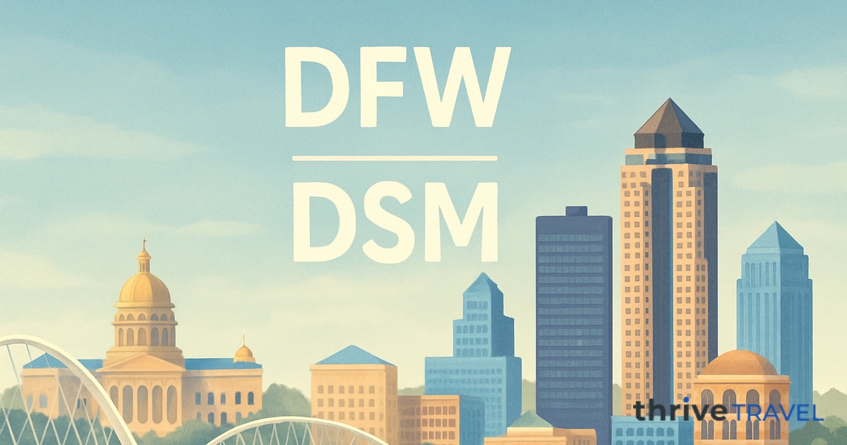 Dallas to Des Moines