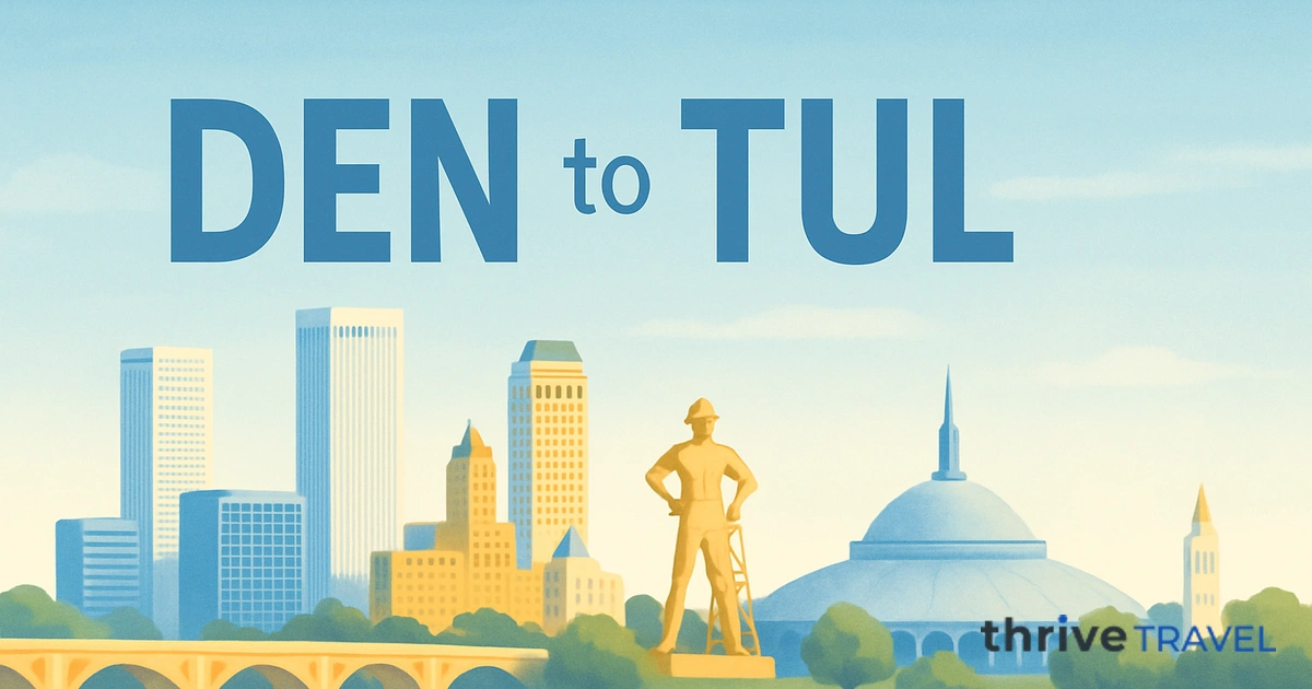 Denver to Tulsa