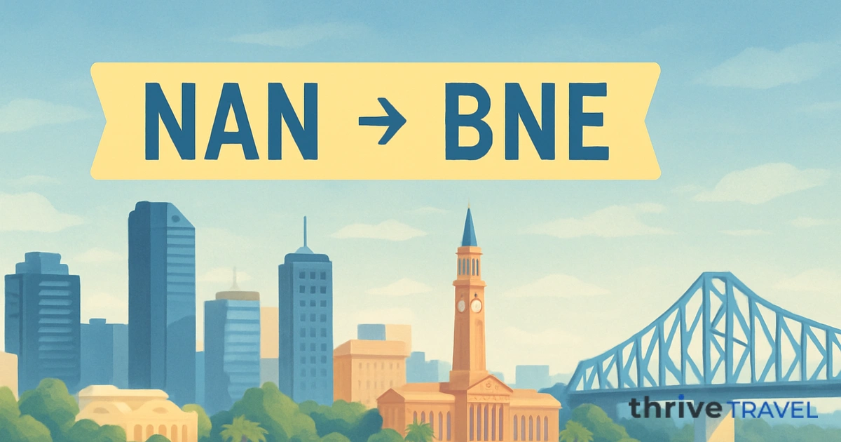 Nadi to Brisbane