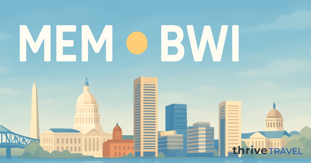 Memphis to Baltimore