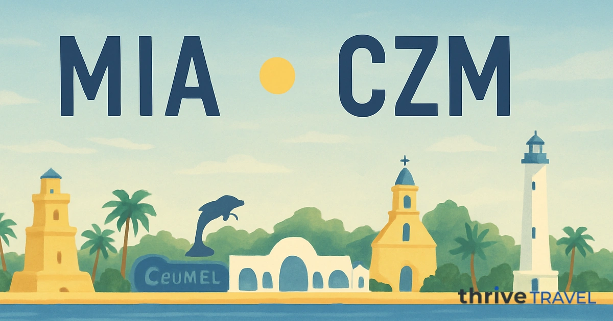 Miami to Cozumel