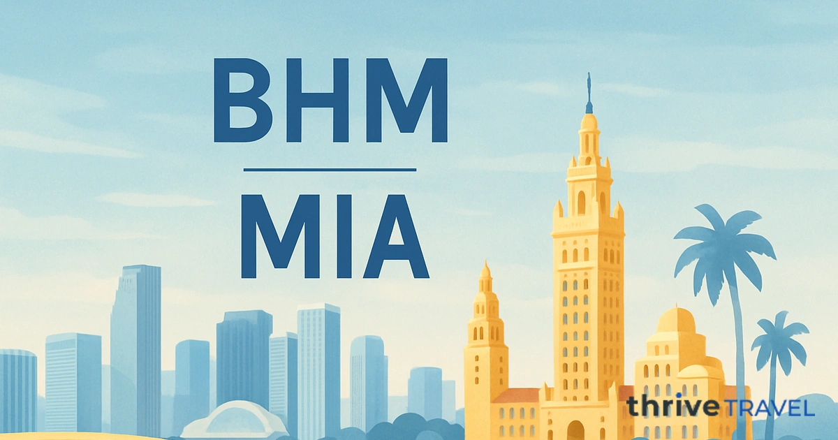Birmingham to Miami